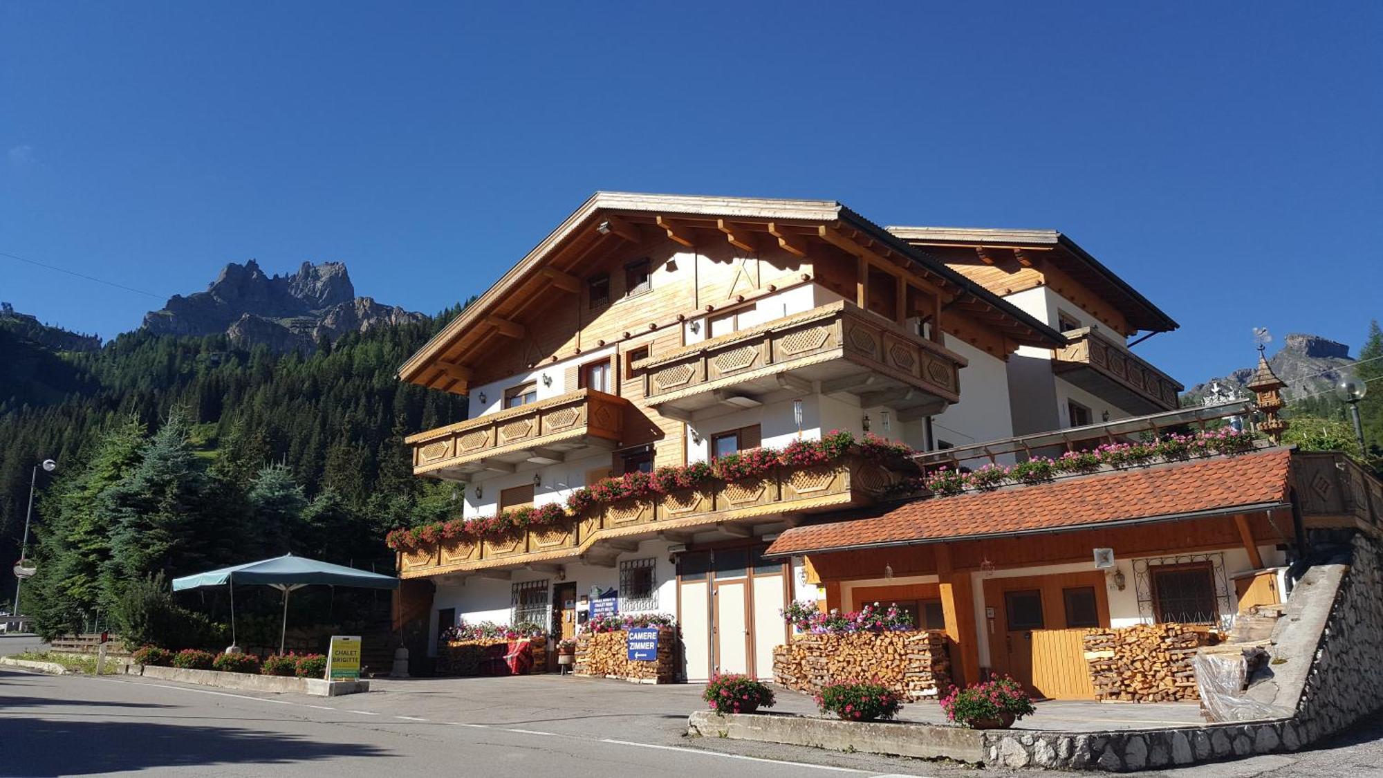 Chalet Brigitte B&B Arabba Exterior foto